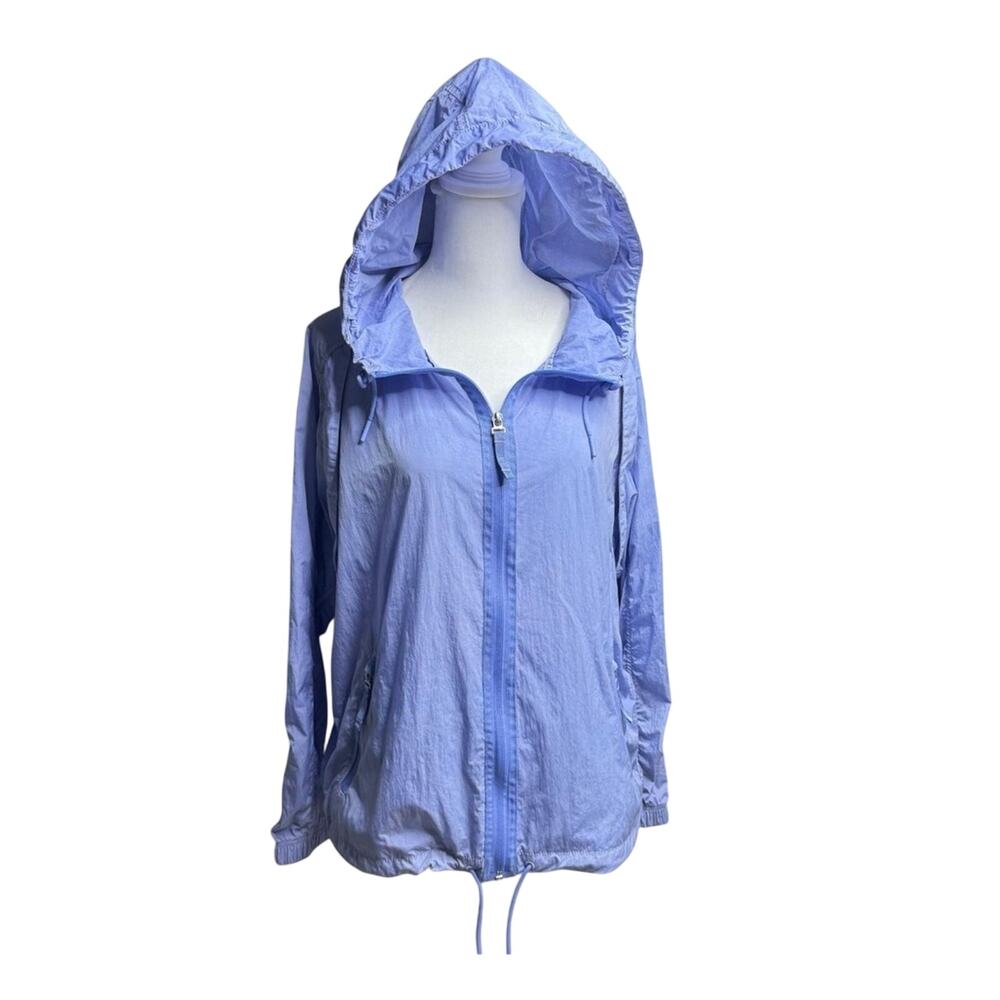 Athleta Windbreaker Expedition Hike Shell Jacket Periwinkle Blue M